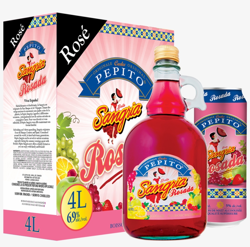 Pepito Rosada Group Shot - Sangria Pepito, transparent png #8046923