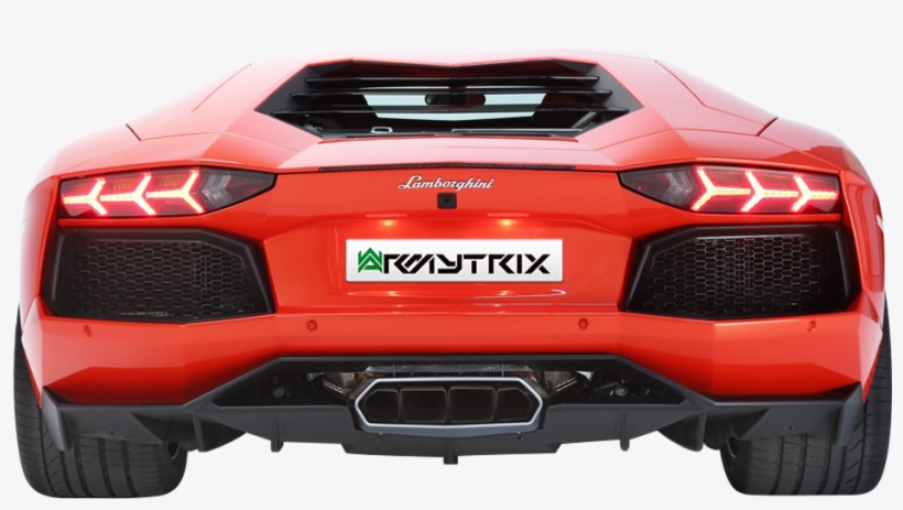 Lp700-4 - Lamborghini Aventador Back View, transparent png #8047131