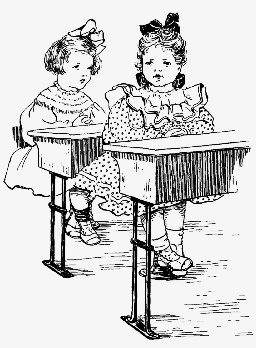 And, The Third Digital Children Image Shows Two, Well-dressed - Cartoon, transparent png #8047465