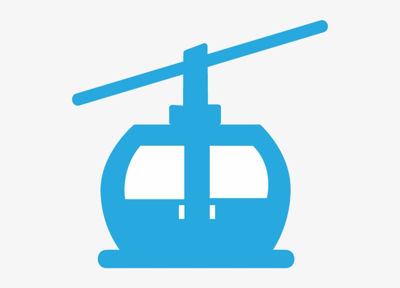 Ride A Gondola In The French Alps With Trek Travel - Helicopter Rotor, transparent png #8047725