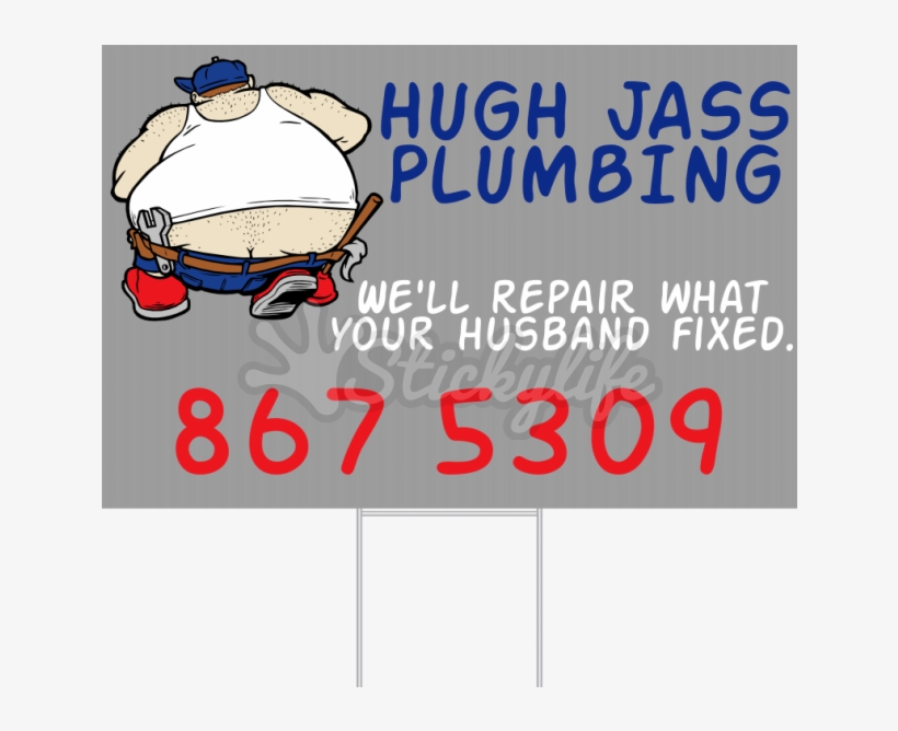 Plumbing Yard Sign - Cartoon, transparent png #8047803