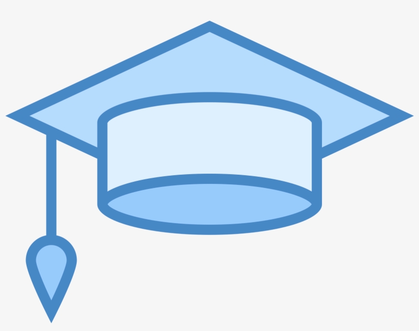 Sombrero De Graduacion Azul Png, transparent png #8047997