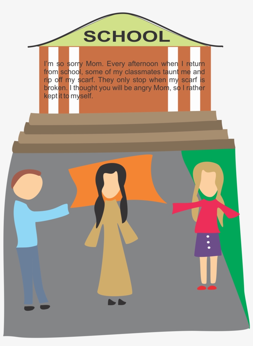 Respect Others Don't Bully Them - Cartoon, transparent png #8048921