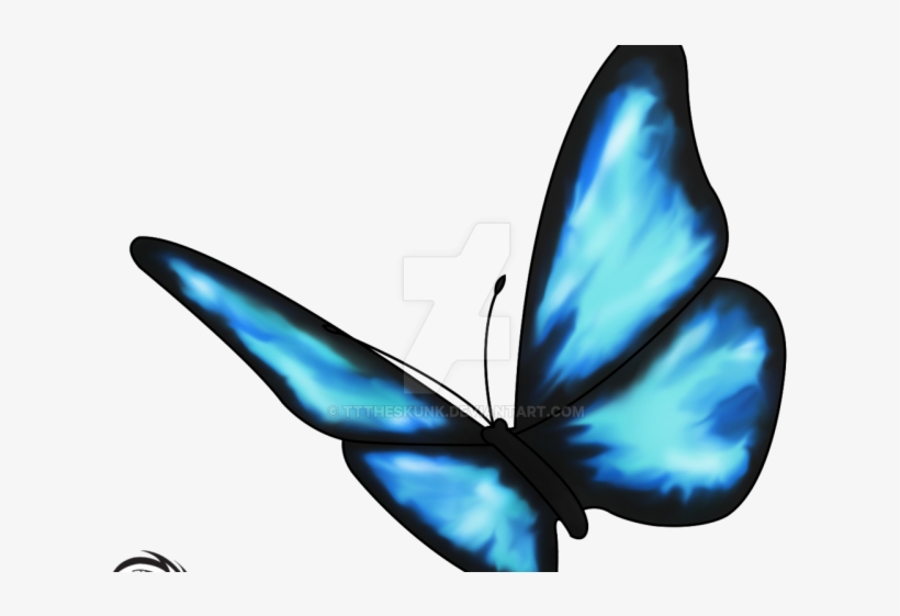 Life Is Strange Clipart Blue Butterfly Tattoo - Life Is Strange Butterfly Png, transparent png #8049315