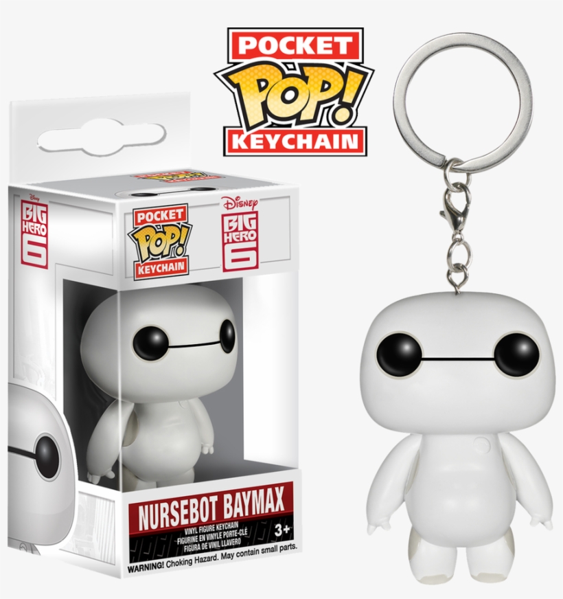 Image - Funko Pop Baymax Keychain, transparent png #8050702