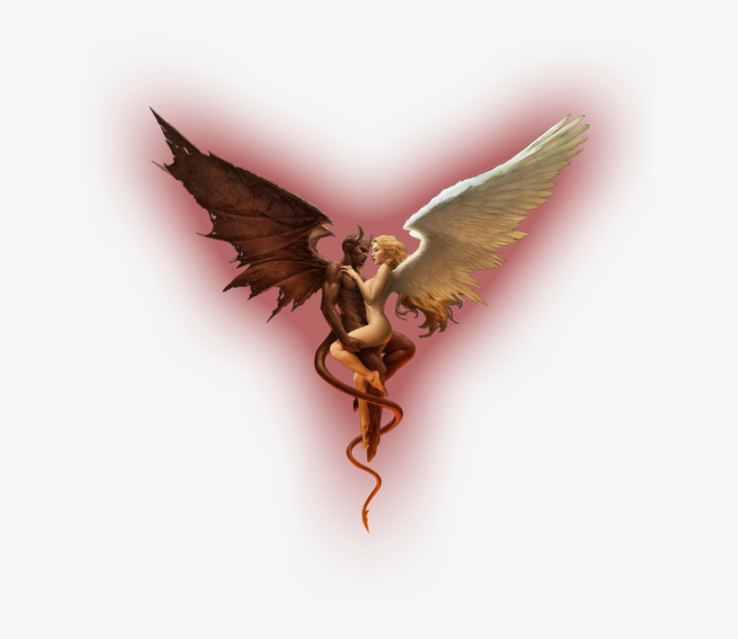 Angel Devil Wings Photo - Devil Angel Wings Png, transparent png #8050937