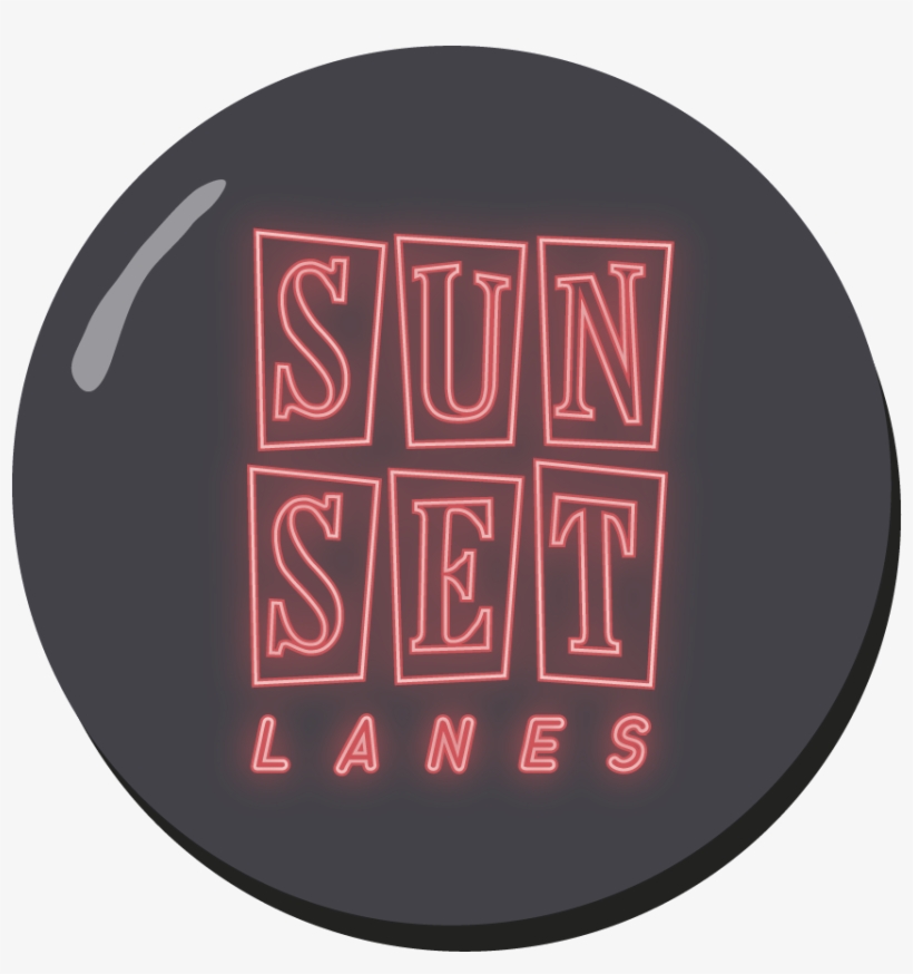 Sunset Lanes Is A Bowling Alley Inspired By The 1950s - Circle, transparent png #8051112