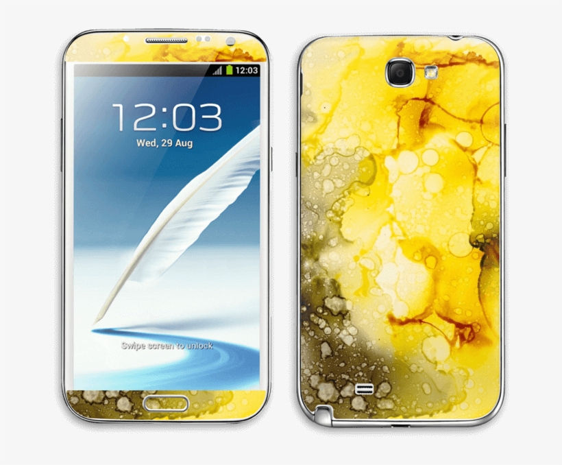 Yellow Color Splash - Samsung Galaxy Not 2, transparent png #8051180
