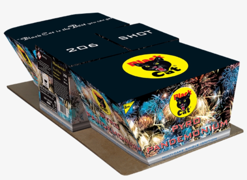 Pyro Pandemonium - Black Cat, transparent png #8051381