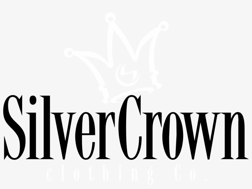 Silver Crown Clothing Logo Png Transparent & Svg Vector - Silver Crown, transparent png #8051480