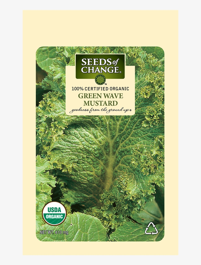 Organic Green Wave Mustard Seeds - Seeds Of Change, transparent png #8051508