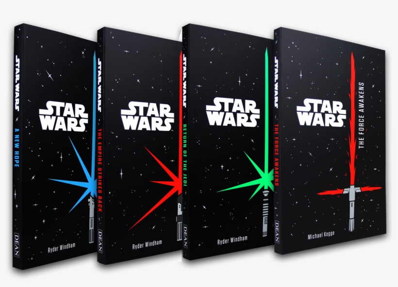 Star Wars 4 Books Set Junior Novel Collection, transparent png #8052451
