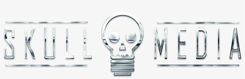 Skull Media Chrome-min - Skull, transparent png #8052514