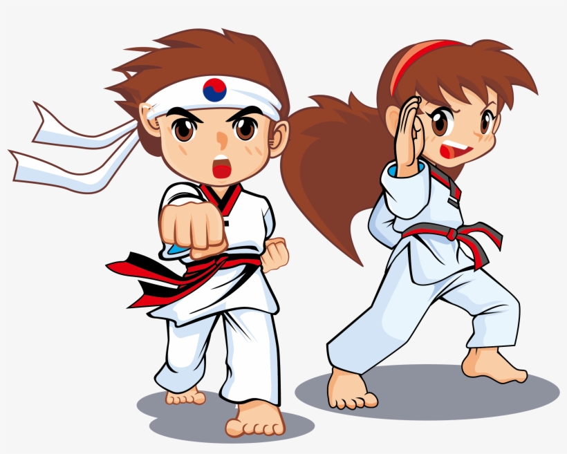 Png Freeuse Library Martial Arts Icon Game Poster Transprent - Karate Cartoon Png, transparent png #8052696