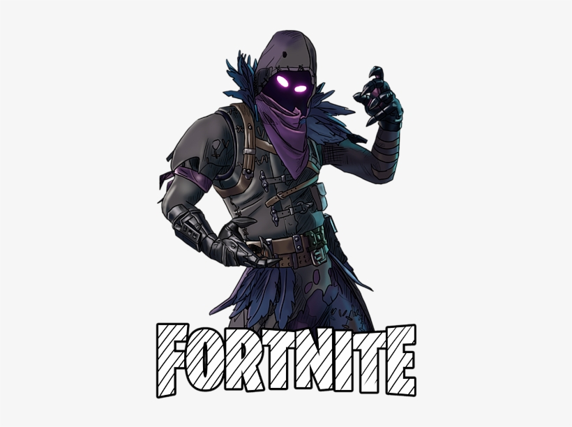 Bleed Area May Not Be Visible - Fortnite Raven Skin Png, transparent png #8053367