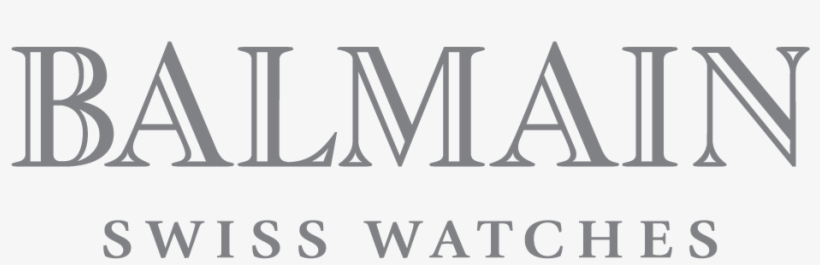 Logo Balmain Swiss Watches, transparent png #8053629