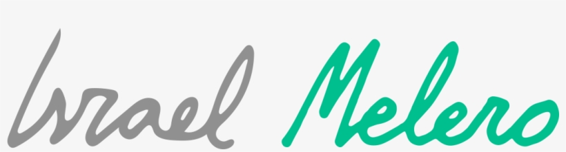Israel Melero - Calligraphy, transparent png #8053983