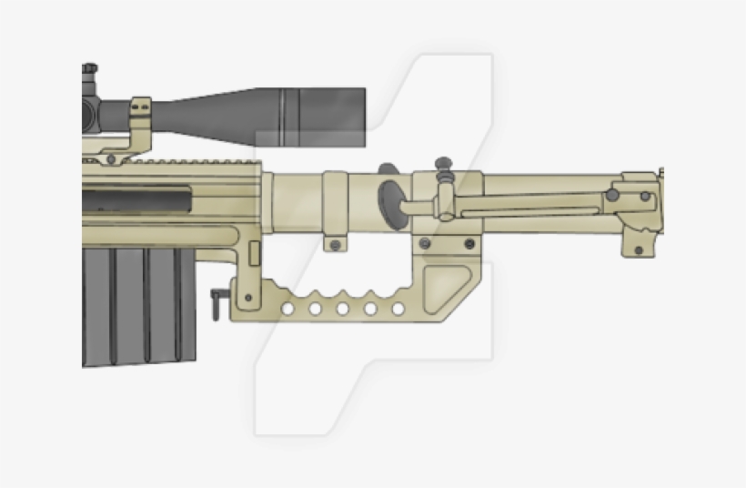 Drawn Snipers Mw2 Intervention - Cheytac M200, transparent png #8054290