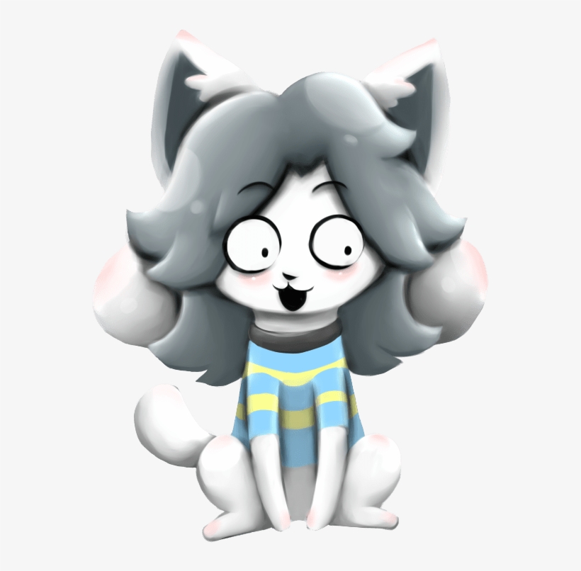 Temmie雙面吊飾同人周邊詳細資訊 - Cartoon - Free Transparent PNG Download - PNGkey