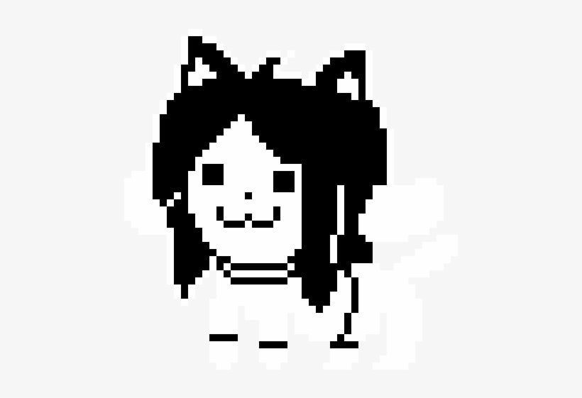 Temmie - Gifs Of Temmie Vibrating, transparent png #8054875