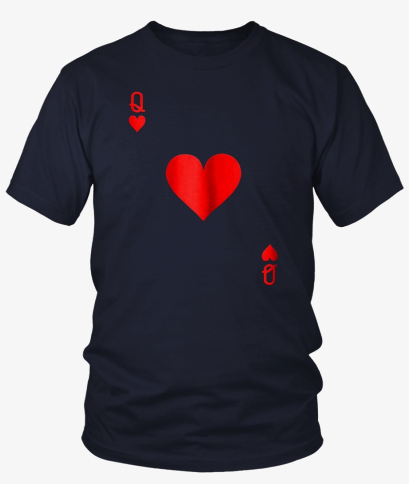 This Queen Of Hearts Enjoying Card Halloween Costume - Larry Bernandez T Shirt, transparent png #8055059