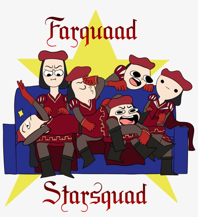 “ Finally Did One Of Those “draw The Squad” Things - Cartoon, transparent png #8055743