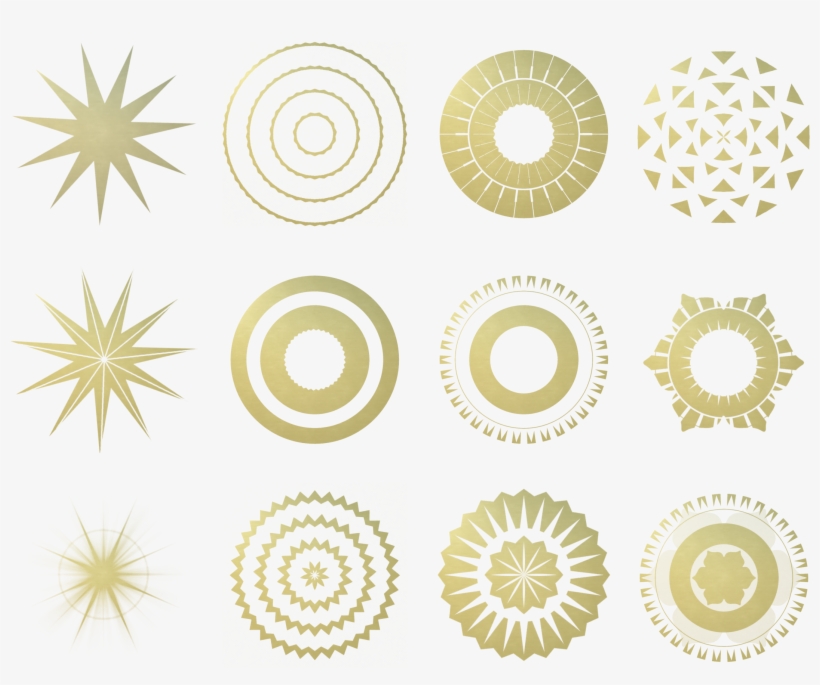 12 Plain Christmas Stars By Annapaar - Circle, transparent png #8056735