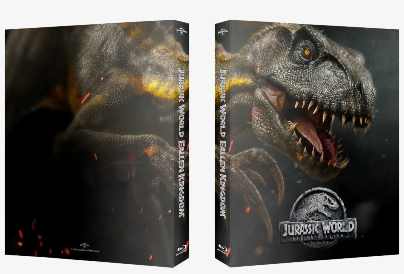 470 / - Jurassic World Fallen Kingdom Blu Ray Collector's Edition, transparent png #8056973