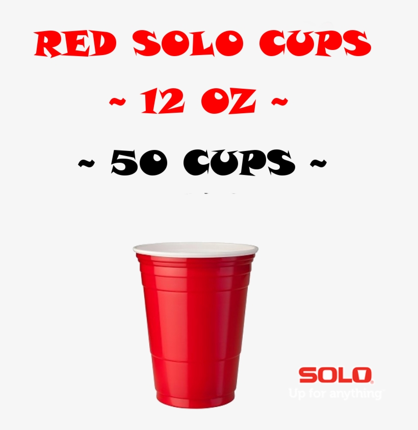Beer Pong Cups 12oz 50 Stk - Poster, transparent png #8057188