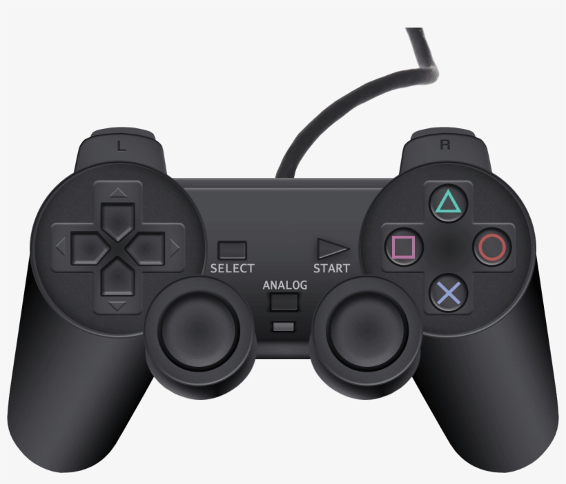 Dualshock 2 Analog Generic Wired Controller - Power A Playstation Controller, transparent png #8057983