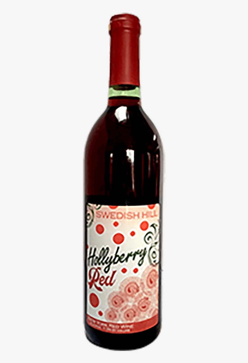 Bring Some Hollyberry - Glass Bottle, transparent png #8058277