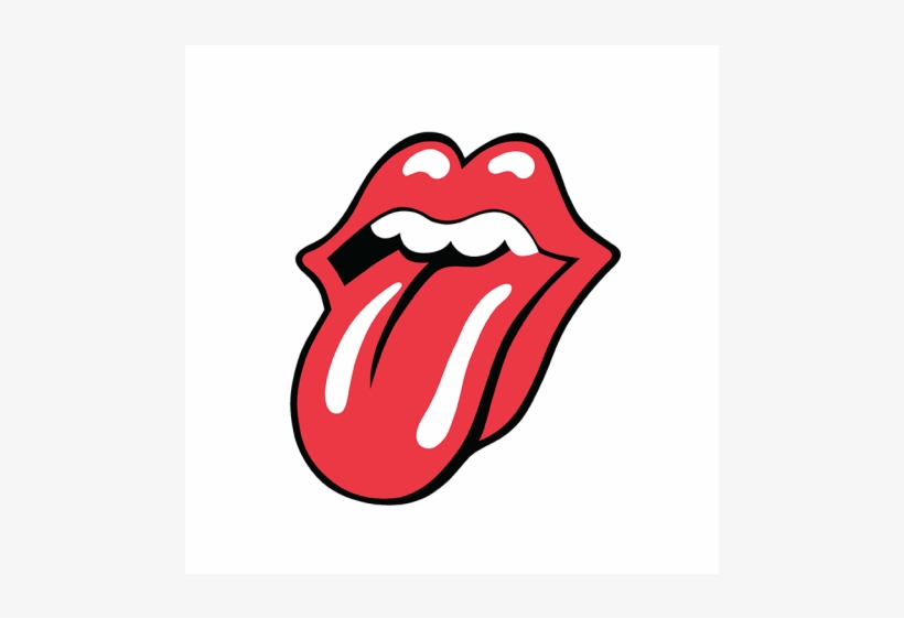 Drawn Tongue Rolling Stones - Rolling Stones Tongue, transparent png #8058397