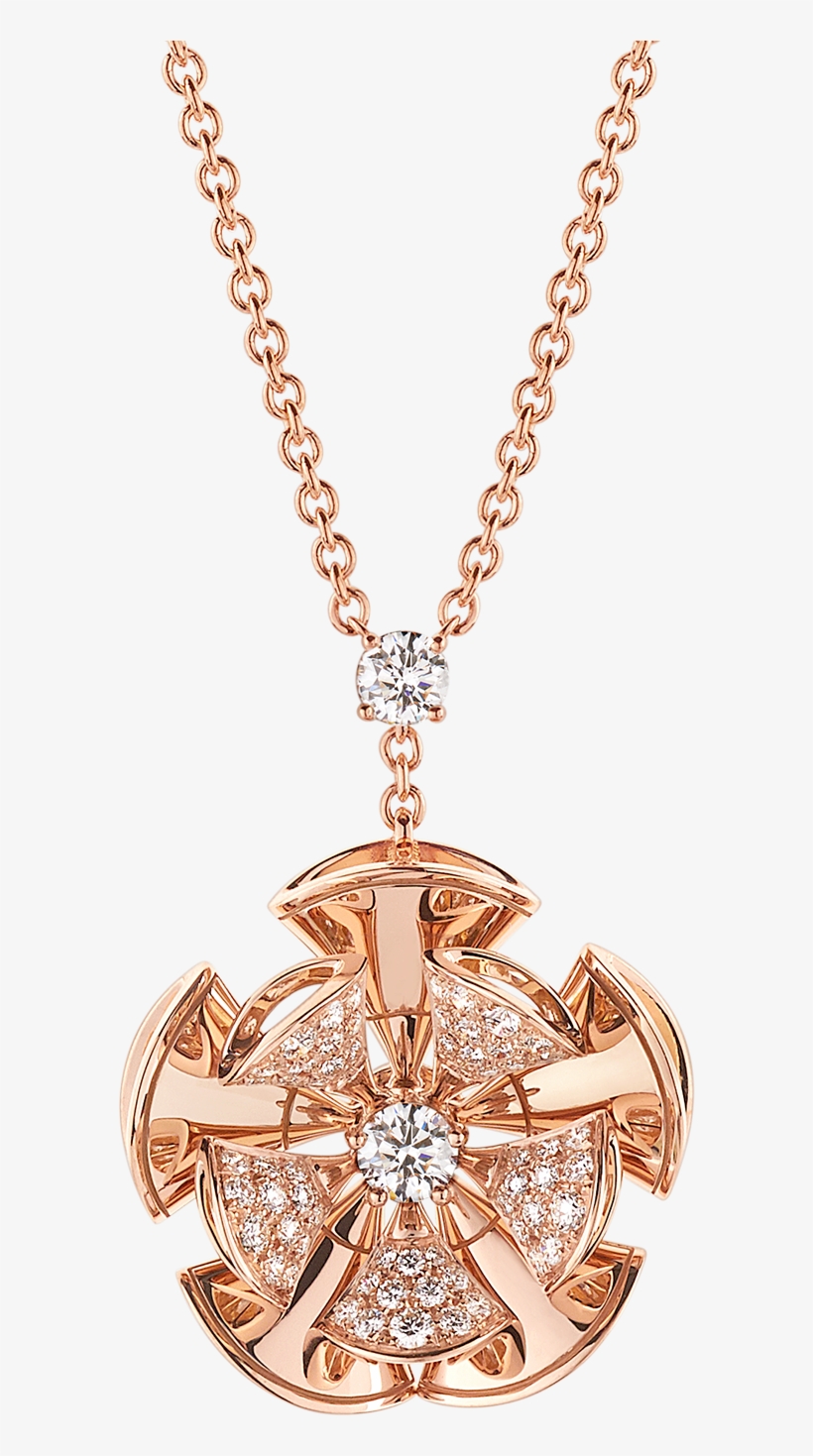 Divas' Dream Necklace Necklace Rose Gold Pink - Necklace, transparent png #8058781
