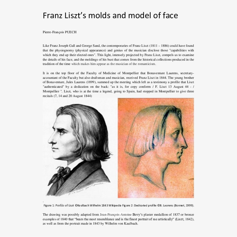 Pdf - Franz Liszt, transparent png #8058782