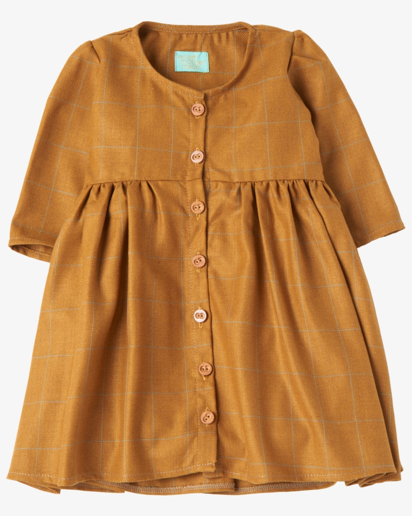 Deep Mustard Babydoll Dress - Blouse, transparent png #8058996