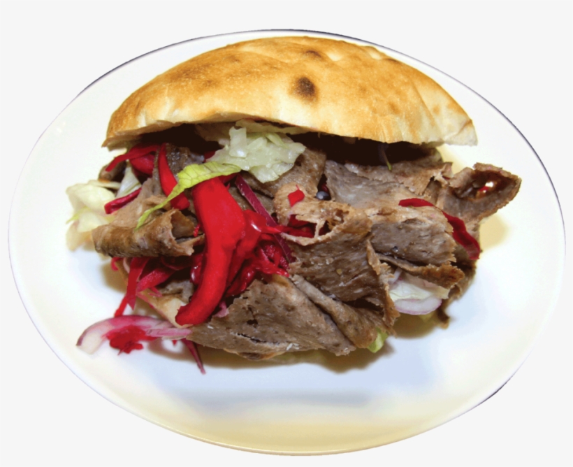 Døner Kebab I Pita - Fast Food, transparent png #8059288