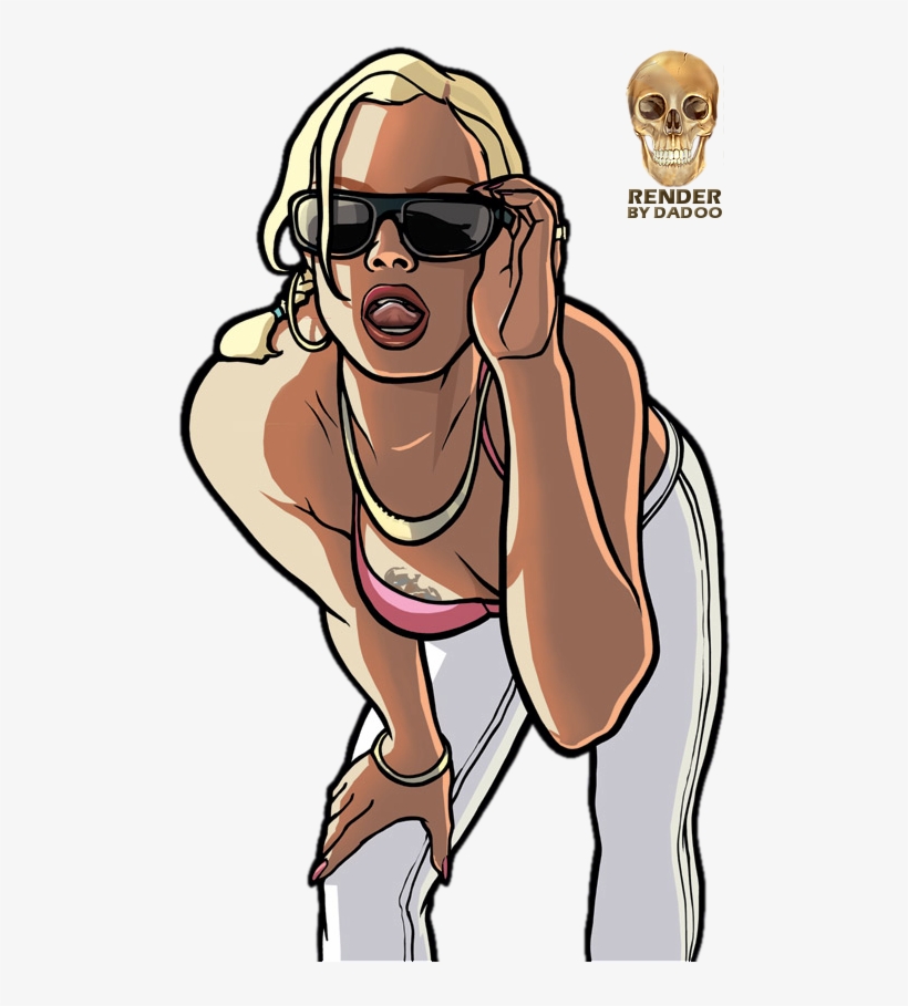 Disfruta De Los 20 Render Del Juego Gta San Andreas - Fille Gta San Andreas, transparent png #8059298