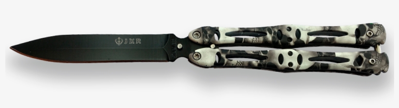 Butterfly Knife Jkr, Stainless Steel 10,5 Cm Blade - Hunting Knife, transparent png #8059323