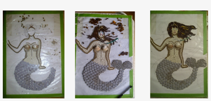 Once The Figure Of The Mermaid Was Complete And Stuck - Motif, transparent png #8059883