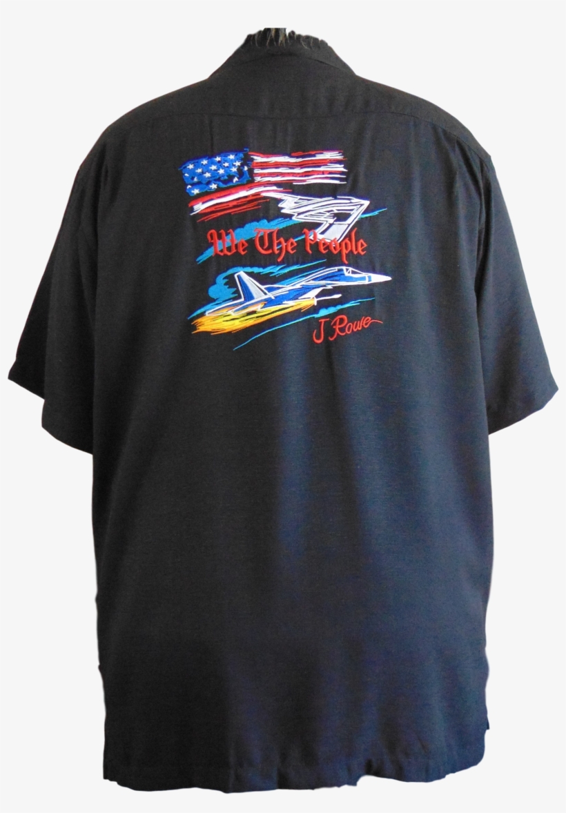 Embroidered Hawaiian Shirt - Active Shirt, transparent png #8060137