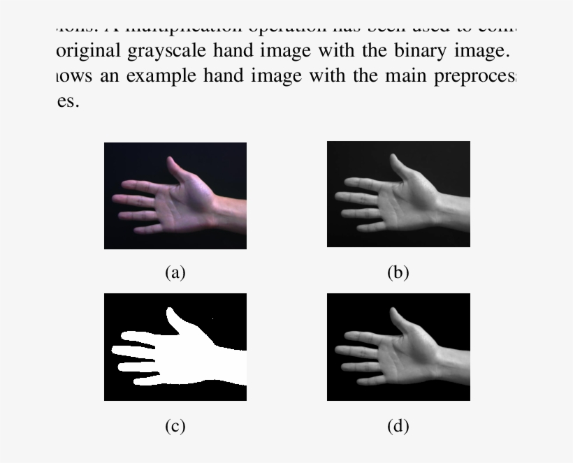 The Original Image, (b) The Grayscale Image, (c - Binary Image Vs Grayscale, transparent png #8060214