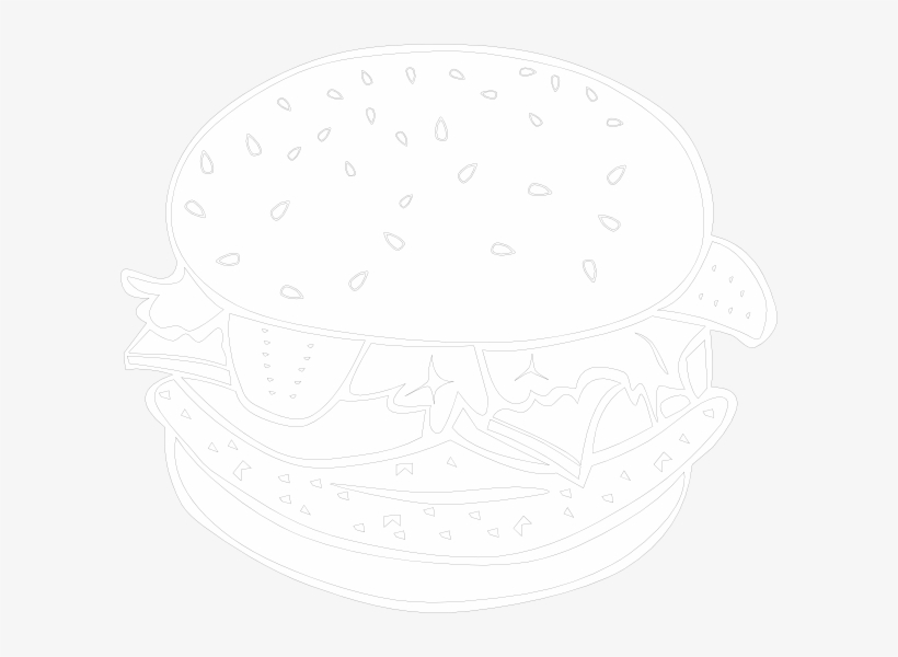 Burger With Crown Clipart - Illustration, transparent png #8061235