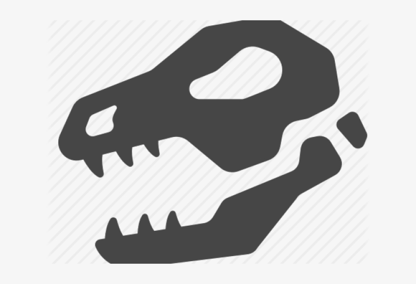 Skull Clipart Dinosaur - Skull, transparent png #8062513