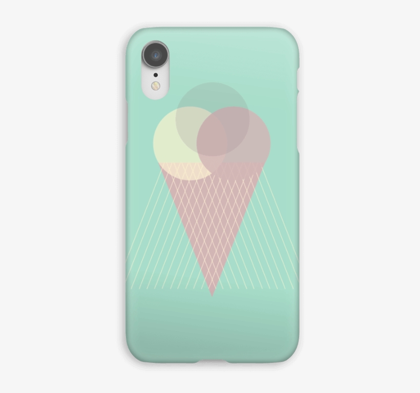 Mint Green Ice Cream Case Iphone Xr - Ice Cream Cone, transparent png #8062946