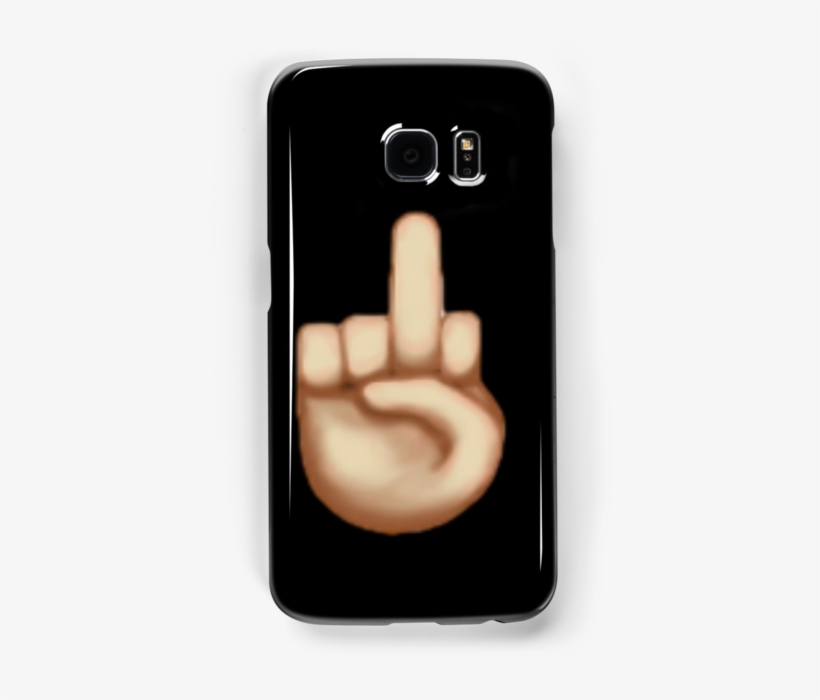 Middle Finger Emoji - Smartphone, transparent png #8063434