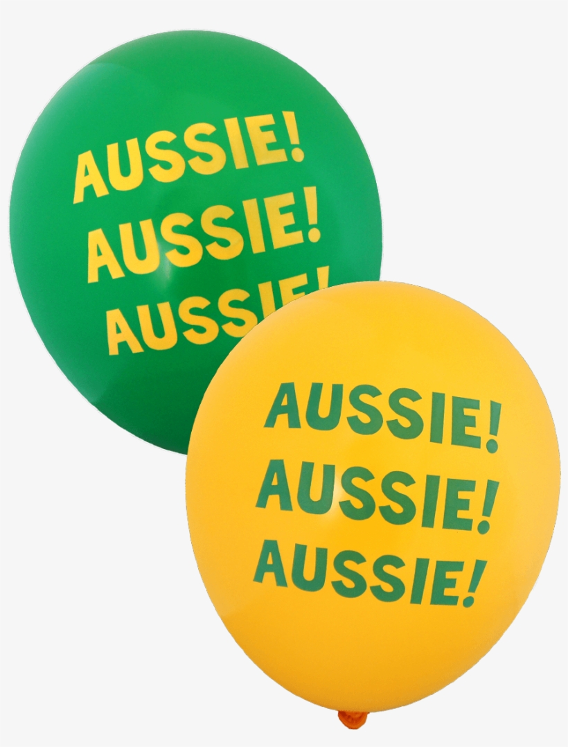 Aussie Aussie Aussie Balloons [1824] - Balloon, transparent png #8063439