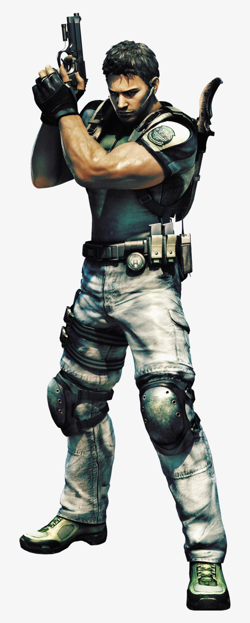 Chris Redfield Re5, transparent png #8063443