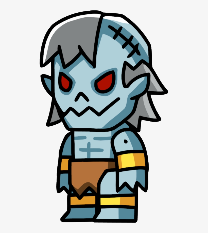 Ghoul Clipart Zombie - Scribblenauts Monster, transparent png #8064194