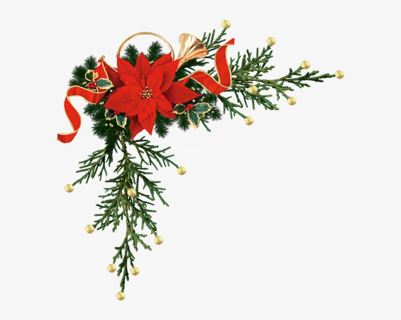 Christmas Corners - Transparent Christmas Corner Borders, transparent png #8064420