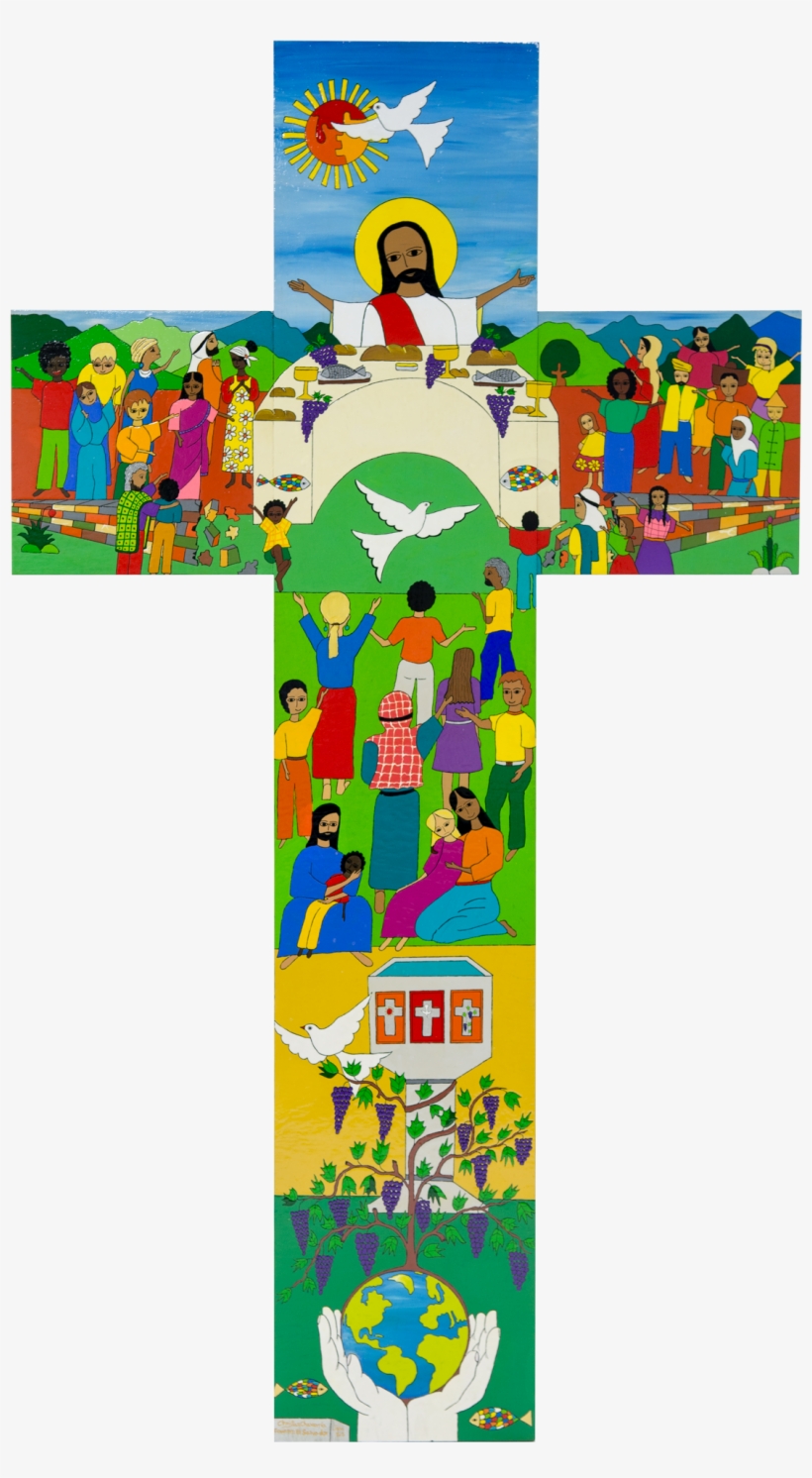 Salvadoran Cross Joint Catholic-lutheran Commemoration - Joint Catholic Lutheran Commemoration, transparent png #8064456